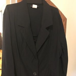 Women jacket color black